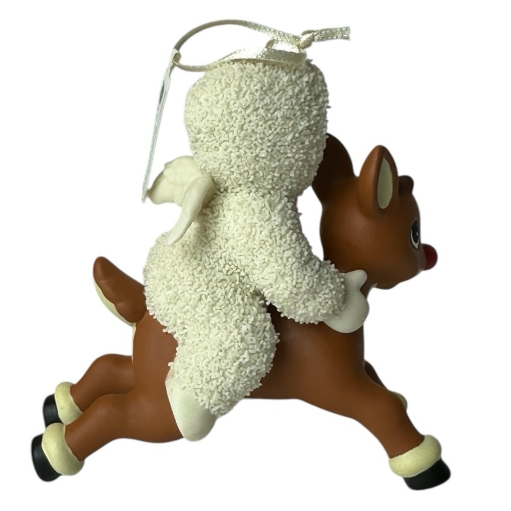 Dept 56 Snowbabies Rudolph “Guiding the sleigh” Ornament - Picture 6 of 9